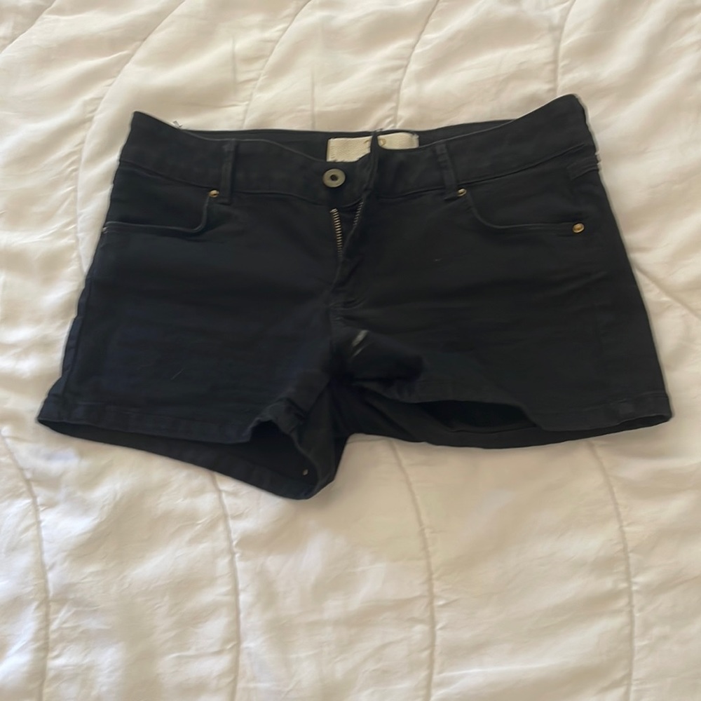 Black “Bullet” Booty Shorts